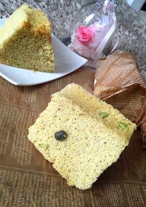 冷凍枝豆の米粉シフォンケーキ♡-レシピのメイン写真