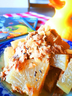ツナと大根の煮物-レシピのメイン写真