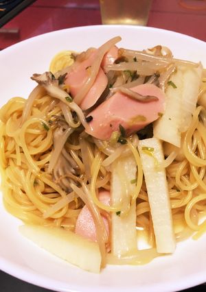 夏にもぴったり！和風スープパスタ-レシピのメイン写真