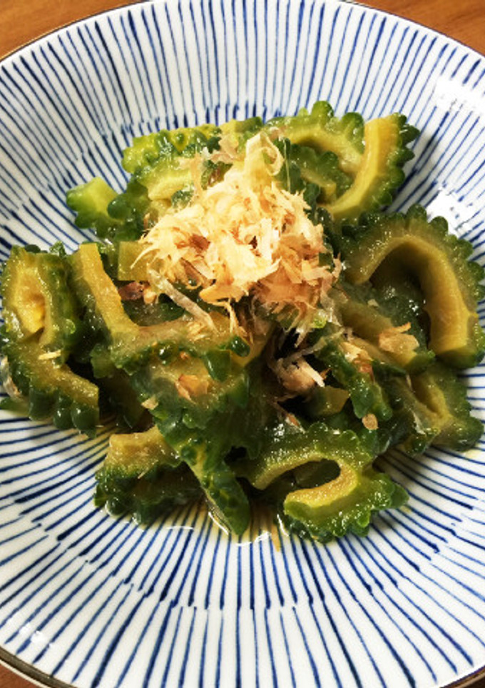 ゴーヤの簡単 麺つゆのおひたし-レシピのメイン写真