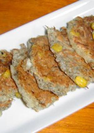 釜揚げしらすとコーンのはんぺんお焼き-レシピのメイン写真