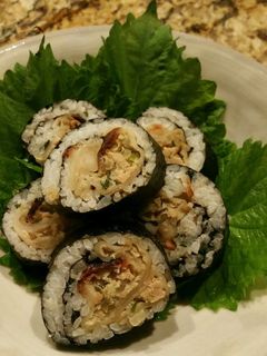 シソ餃子海苔巻 ダブル巻きで 食べて!-レシピのメイン写真