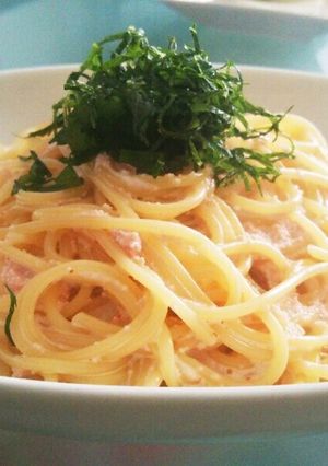 ゆで汁で激ウマ!簡単明太子パスタ-レシピのメイン写真