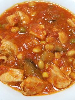 野菜たっぷり鶏肉のトマトチリソース煮込み-レシピのメイン写真