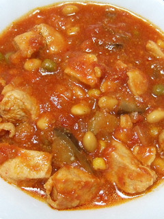 野菜たっぷり鶏肉のトマトチリソース煮込み-レシピのメイン写真