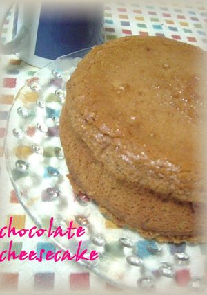 チョコ香るベイクドチーズケーキ♪-レシピのメイン写真