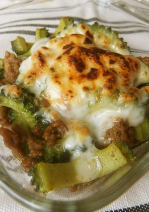 ごはんが進む★ゴーヤのカレー焼チーズ！-レシピのメイン写真