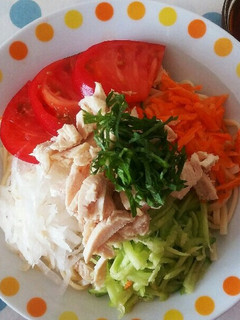 サラダうどんレモン醤油ダレ-レシピのメイン写真