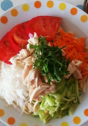 サラダうどんレモン醤油ダレ-レシピのメイン写真