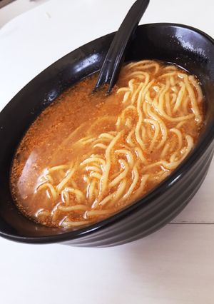 一人ご飯に！素ラーメン 味噌味-レシピのメイン写真