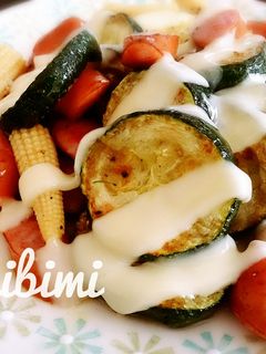 ♦ズッキーニ&ヤングコーンの炒め物♦-レシピのメイン写真