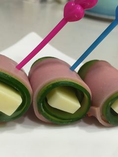 簡単に!ハムきゅうりの巻巻ピンチョス♫-レシピのメイン写真