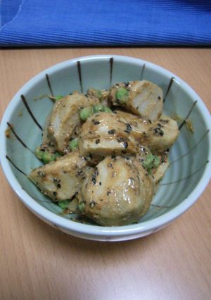 里芋のにんにく味噌和え-レシピのメイン写真