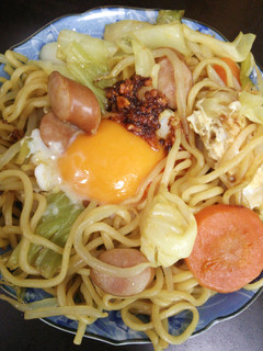 マルちゃん焼そばカレー味の美味しい食べ方-レシピのメイン写真