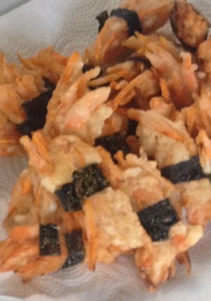にんじんの海苔帯天ぷら-レシピのメイン写真