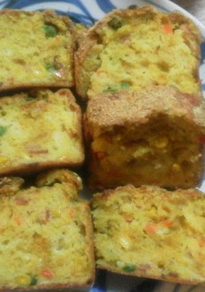 夏野菜のケークサレ-レシピのメイン写真