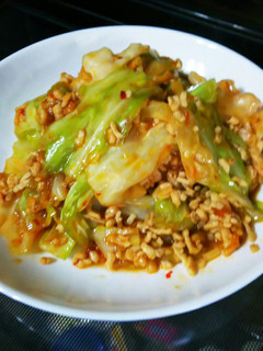 ランチや晩御飯に❗麻婆キャベツ-レシピのメイン写真
