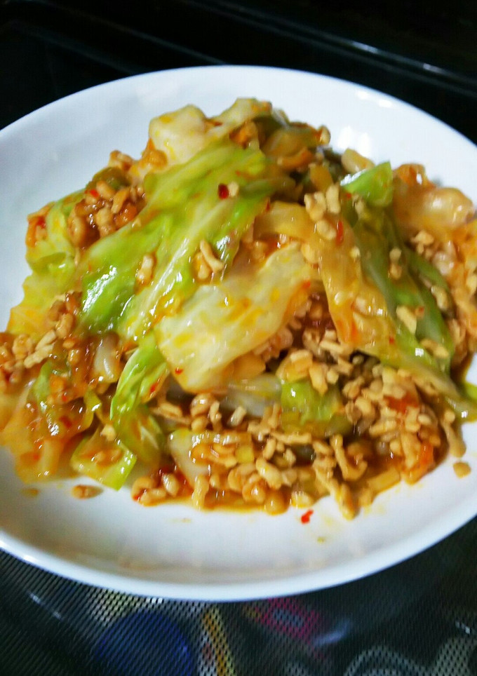 ランチや晩御飯に❗麻婆キャベツ-レシピのメイン写真