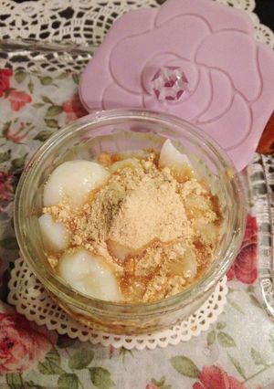 レンジで簡単♪牛乳もち♡わらび餅♡節約♪-レシピのメイン写真