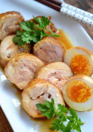 鶏もも肉のチャーシュー【作り置き】-レシピのメイン写真