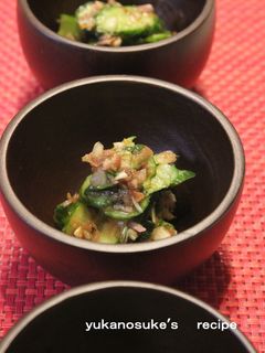 きゅうりと茗荷としその梅和え-レシピのメイン写真