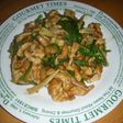 鳥ささみ肉で青椒肉絲