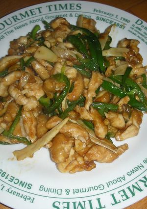 鳥ささみ肉で青椒肉絲-レシピのメイン写真