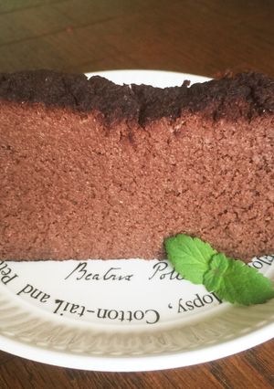 HBで♡《糖質オフ》ココアおからケーキ-レシピのメイン写真