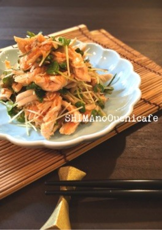 味付け不要♪ササミと明太子の和え物-レシピのメイン写真