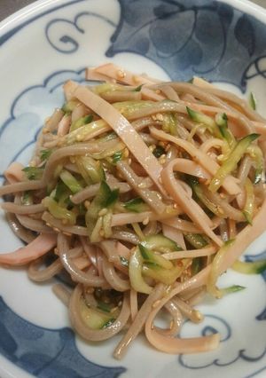 そばサラダ-レシピのメイン写真