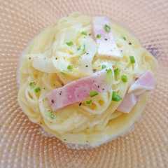 รูปของ 豆乳仕立ての冷製カルボナーラ