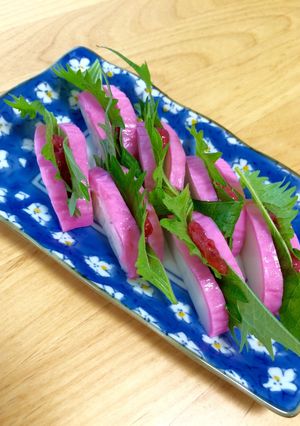 おつまみお弁当に☆カマボコの大葉梅挟み♡-レシピのメイン写真