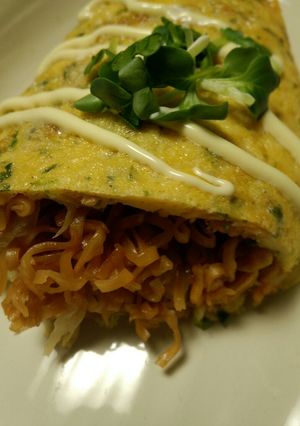 簡単♪オムチキン麺-レシピのメイン写真