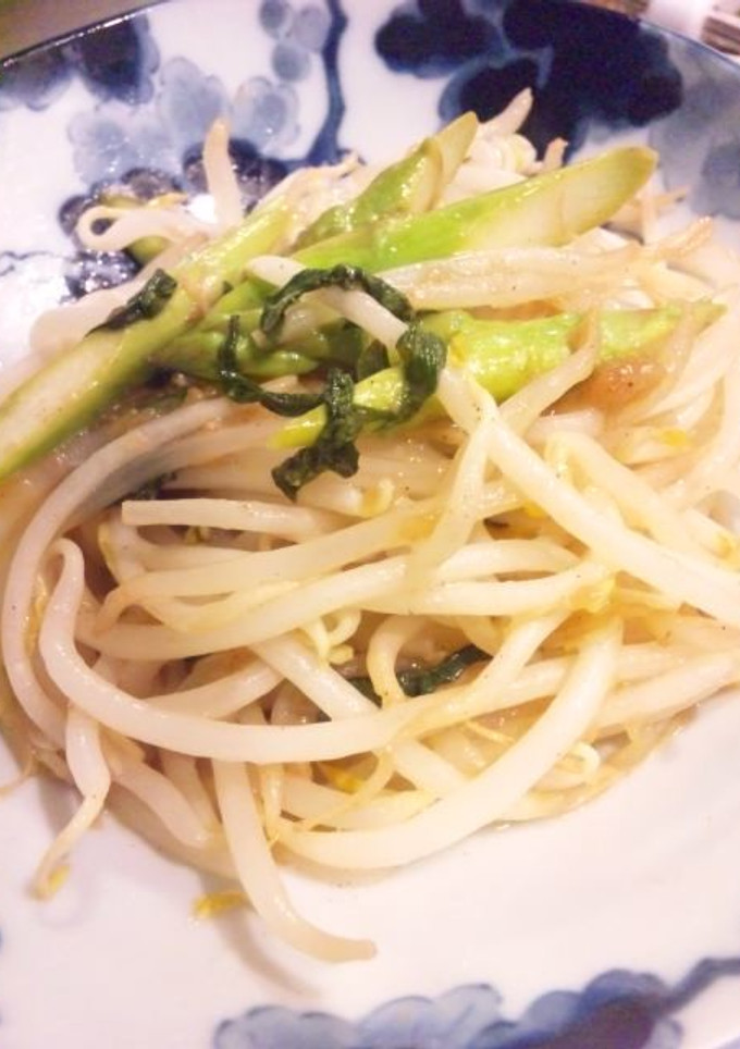 もやしの梅肉炒め-レシピのメイン写真
