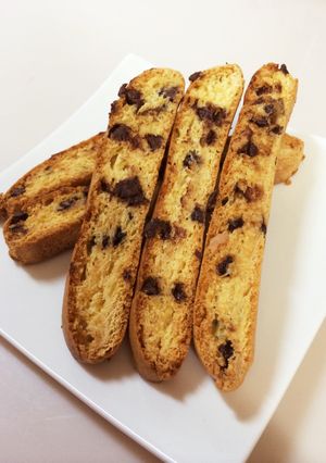 ★HMで簡単チョコチップビスコッティ★-レシピのメイン写真