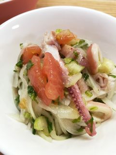 セロリとイカのマリネ-レシピのメイン写真