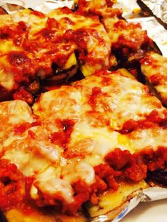簡単 ナスのトマトソースのせチーズ焼き☆-レシピのメイン写真