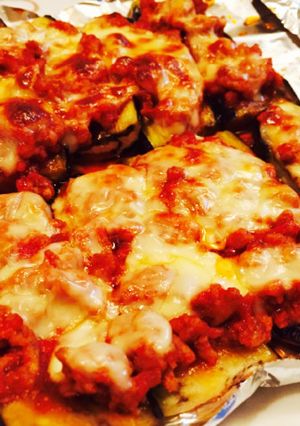簡単 ナスのトマトソースのせチーズ焼き☆-レシピのメイン写真