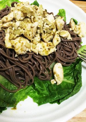 蕎麦ジェノベーゼ-レシピのメイン写真