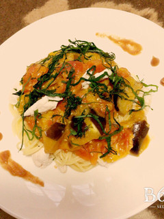 トマトたっぷり冷製パスタ-レシピのメイン写真