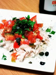 簡単ササミのイタリアンサラダ-レシピのメイン写真