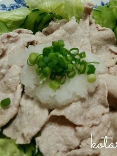 お肉が美味しい❤おろし冷しゃぶ-レシピのメイン写真