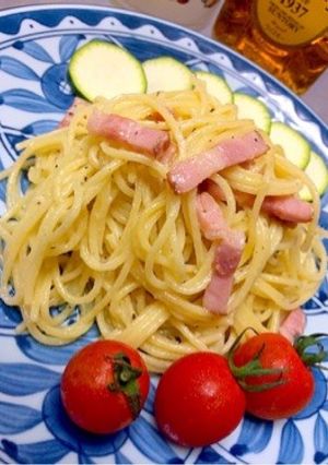 簡単！即席！なんちゃってカルボナーラ！-レシピのメイン写真