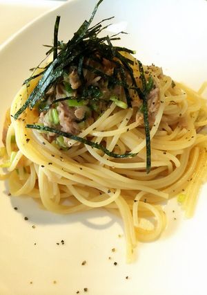 ゆずポン☆簡単さっぱりツナ冷製パスタ♪-レシピのメイン写真