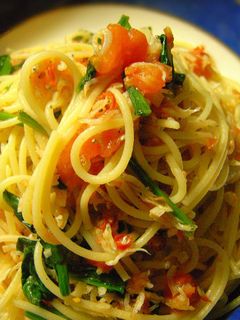 しらすと鷹の爪のにんにくスパゲッティー-レシピのメイン写真