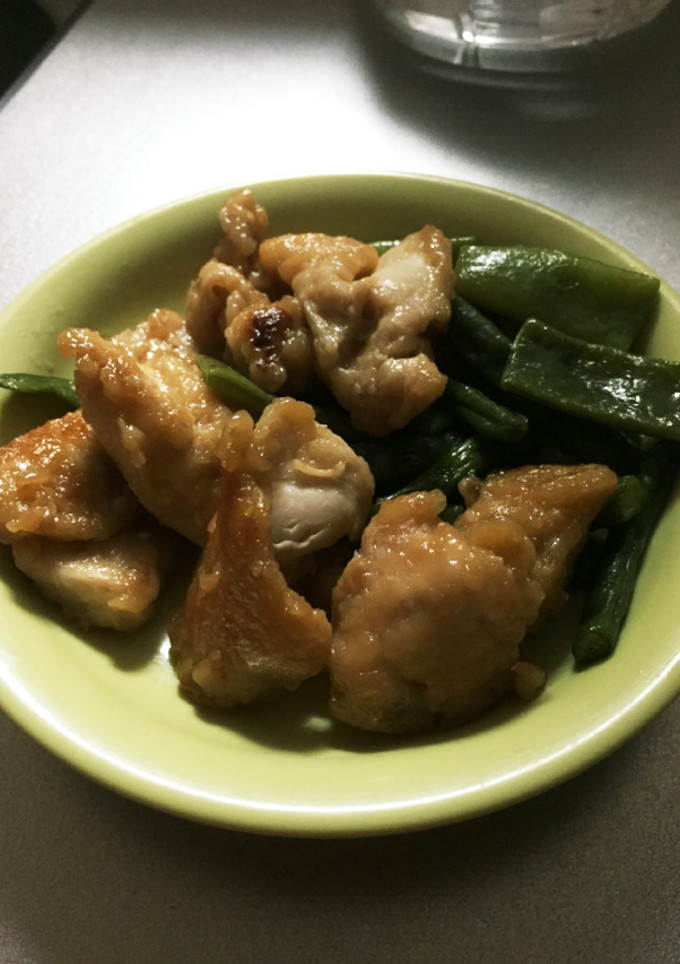 鶏胸肉といんげんのオイスターソース炒め-レシピのメイン写真
