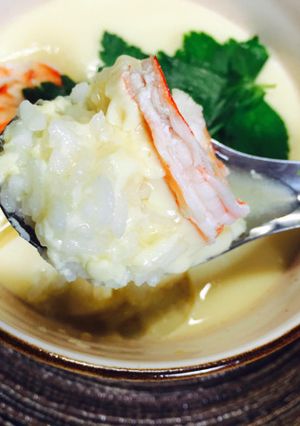 うまっ！茶碗蒸しにご飯入れちゃいました☆-レシピのメイン写真