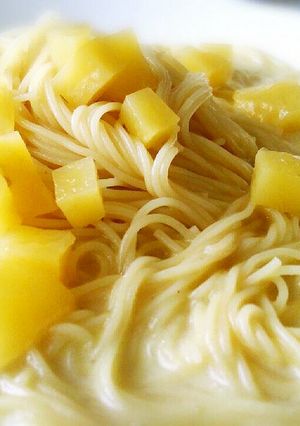 じゃがいもポタージュの冷製パスタ-レシピのメイン写真