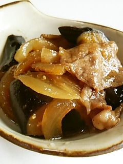 ご飯がススム♡茄子と牛肉のゴマ味噌炒め-レシピのメイン写真