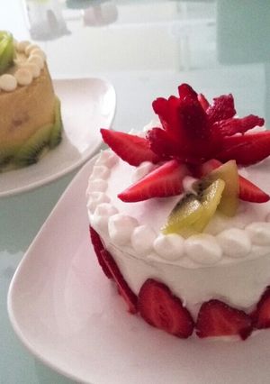 離乳食☆１歳バースデーケーキ☆食パンで♪-レシピのメイン写真
